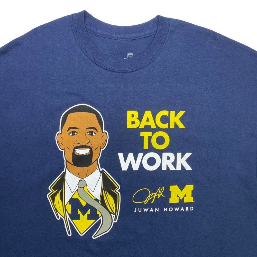 Juwan Howard x Michigan Wolverines college basketball shirt